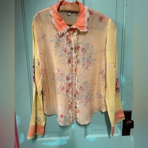 J.Jill, beautiful silky blouse